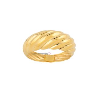 anillo oro 18k con circonita