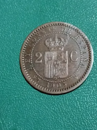 Lote 3 Monedas España 1904 1905 1912