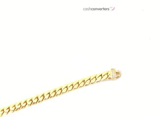 pulsera oro 18k con piedra con circonita
