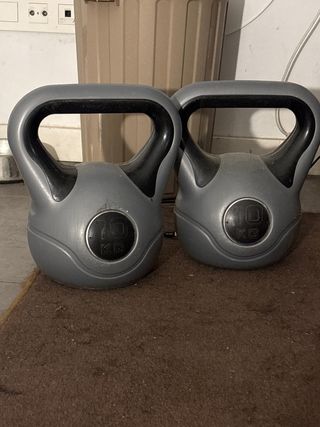 Pack 2 Kettlebells 10KG Pesas Rusas