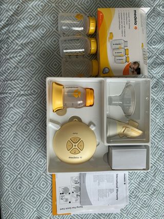 Sacaleches Medela Swing Flex + pack 3 botes medela