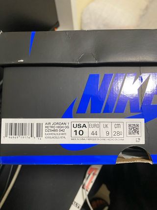 Nike Air Jordan 1 OG Hyper Royal Originales