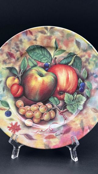 2 Piatti Limoges Godinger Frutta 20cm