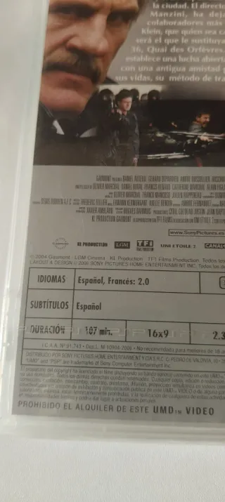Película UMD Asuntos Pendientes (NUEVA SIN ABRIR)