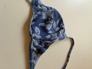 Bikini azul floral talla 40