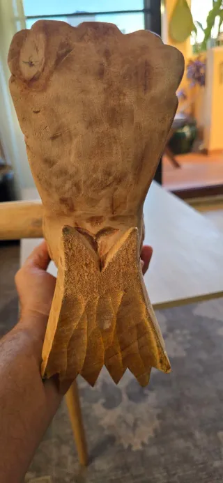 Tucán Madera Tallado Mano Escultura Artesana