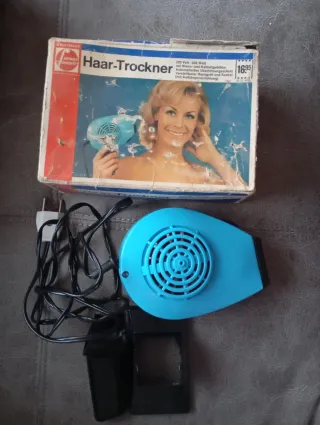 Secador de pelo vintage alemán Unser Favorit