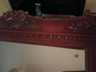 Espejo antiguo madera Oportunidad!!