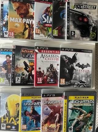 Pack 13 Juegos PS3: Max Payne, Uncharted, FIFA...