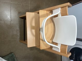 Trona Stokke madera + Tripp Trapp color blanco