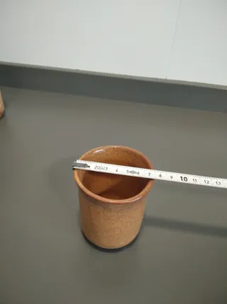 6 Vasos de cerámica
