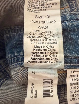 Vestido vaquero tirantes Pepe Jeans