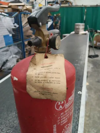 Extintor Zenith Vintage Polvo y Gas