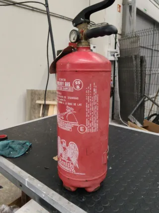 Extintor Zenith Vintage Polvo y Gas