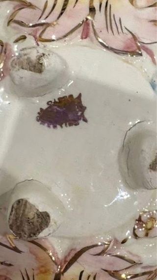 Contenitore Capodimonte in ceramica