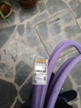 Cable de Red RJ45 Cat6e 2.5m Morado
