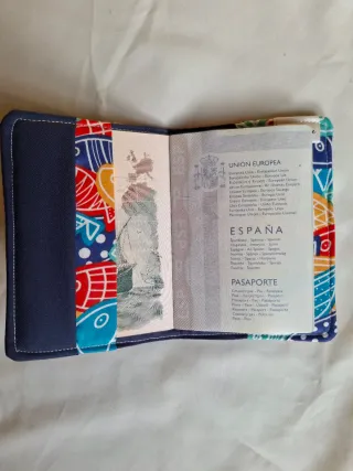 Funda de Pasaporte Floral