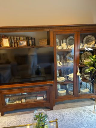 Mueble salón madera pino melis