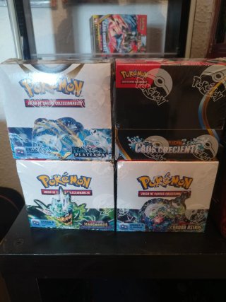 Lote Pokémon tcg Sellado Booster caja etb latas