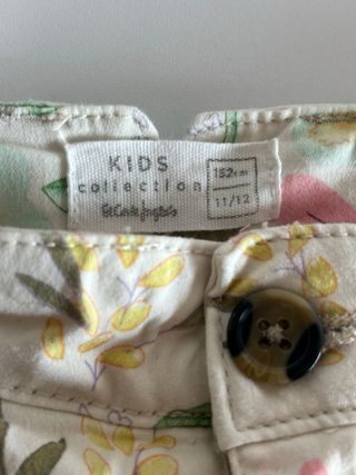 Shorts vaqueros estampados florales Talla 11/12