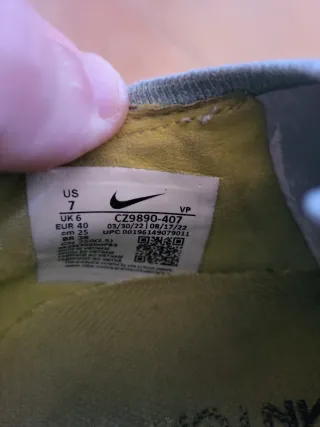 Nike Phantom Botas Fútbol Gris/Amarillo