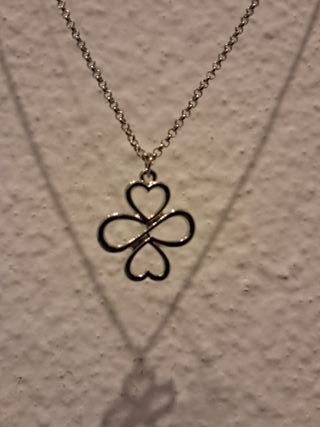 Gargantilla "amor eterno" plateada