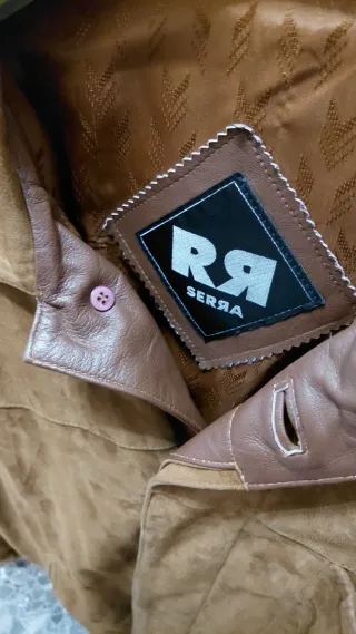 Chaqueta de Piel SERRA Hombre Marrón. REBAJADO