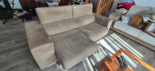 Sofá 2 plazas amplias beige