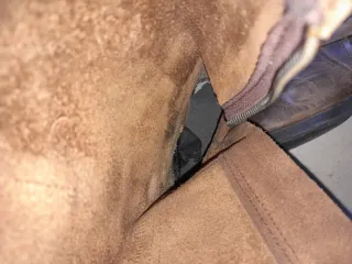 Stivali Harley Davidson Pelle Marrone con zip