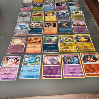 Lote 350 Cartas Pokémon Inglés Mix Holo Rara