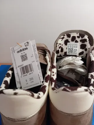 Adidas Sneakers Marrones con Estampado Animal