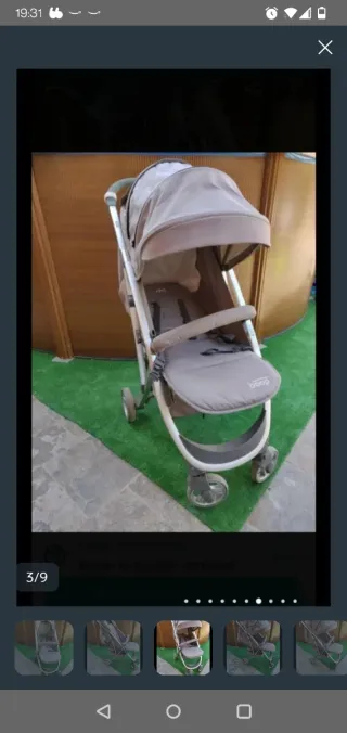 Silla de paseo ligera y plegable marca Asalvo