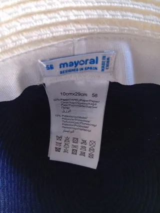 Sombrero Mayoral niña talla 56