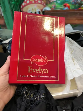 Sujetador Evelyn 90C Negro Encaje