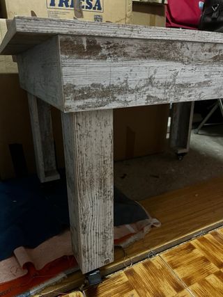 Tavolo ausiliario in legno rustico