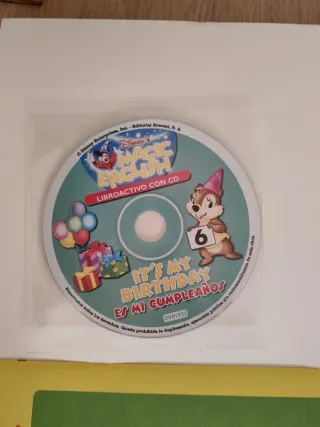 Libro infantil de Disney para aprender inglés.