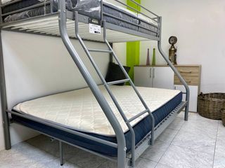 ¡¡¡OFERTA!!! Litera matrimonial 135x190 metálica