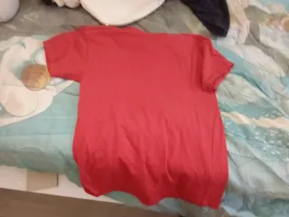 Camiseta Fruit of the Loom Roja Talla 7-8