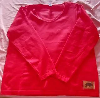 Jersey mujer entretiempo rojo