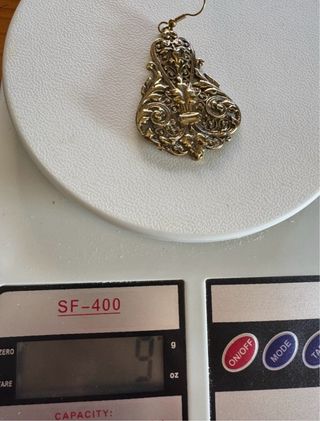 Pendientes Vintage Filigrana Dorados