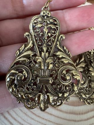 Pendientes Vintage Filigrana Dorados