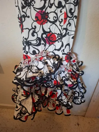 Traje de flamenca volantes