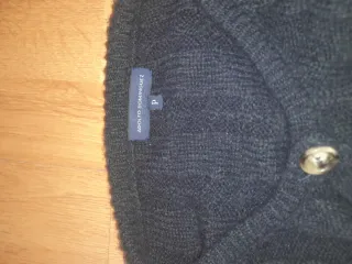 Conjunto lana crop top negro