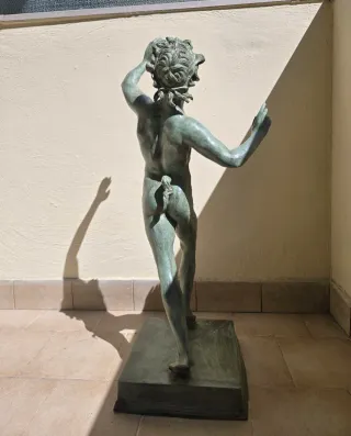 Il Fauno Danzante in bronzo