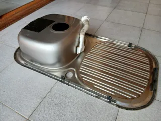 Fregadero Acero Inoxidable con Escurridor