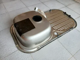 Fregadero Acero Inoxidable con Escurridor