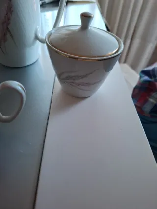 Juego de café de porcelana 5 piezas