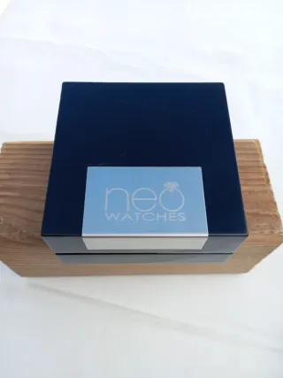 Reloj Neo Mujer Piel Serpiente Beige/Gris