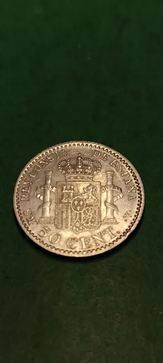 50 cts 1904 Plata.