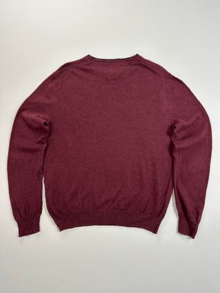 Jersey Tommy Hilfiger Rayas Borgoña